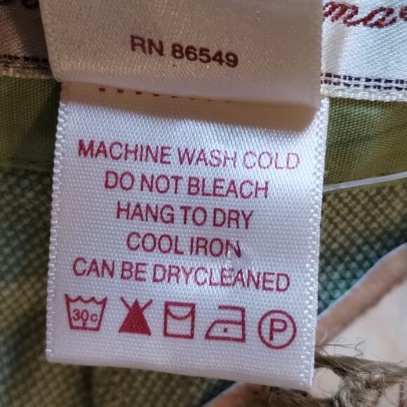 Tommy Bahama NEW Cotton Stretch Pastel Green Pocketed  Cropped Capri Pants 10 - Picture 9 of 12